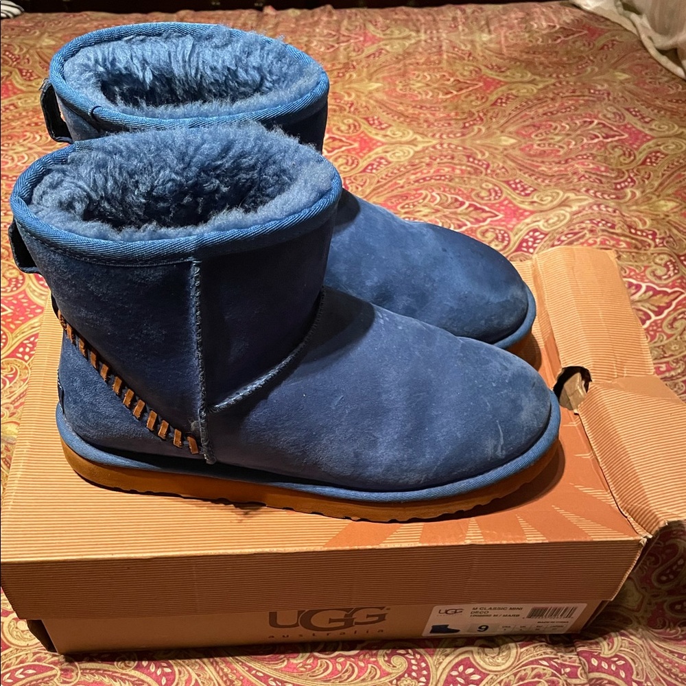 Men Classic Mini Short Blue Ugg's